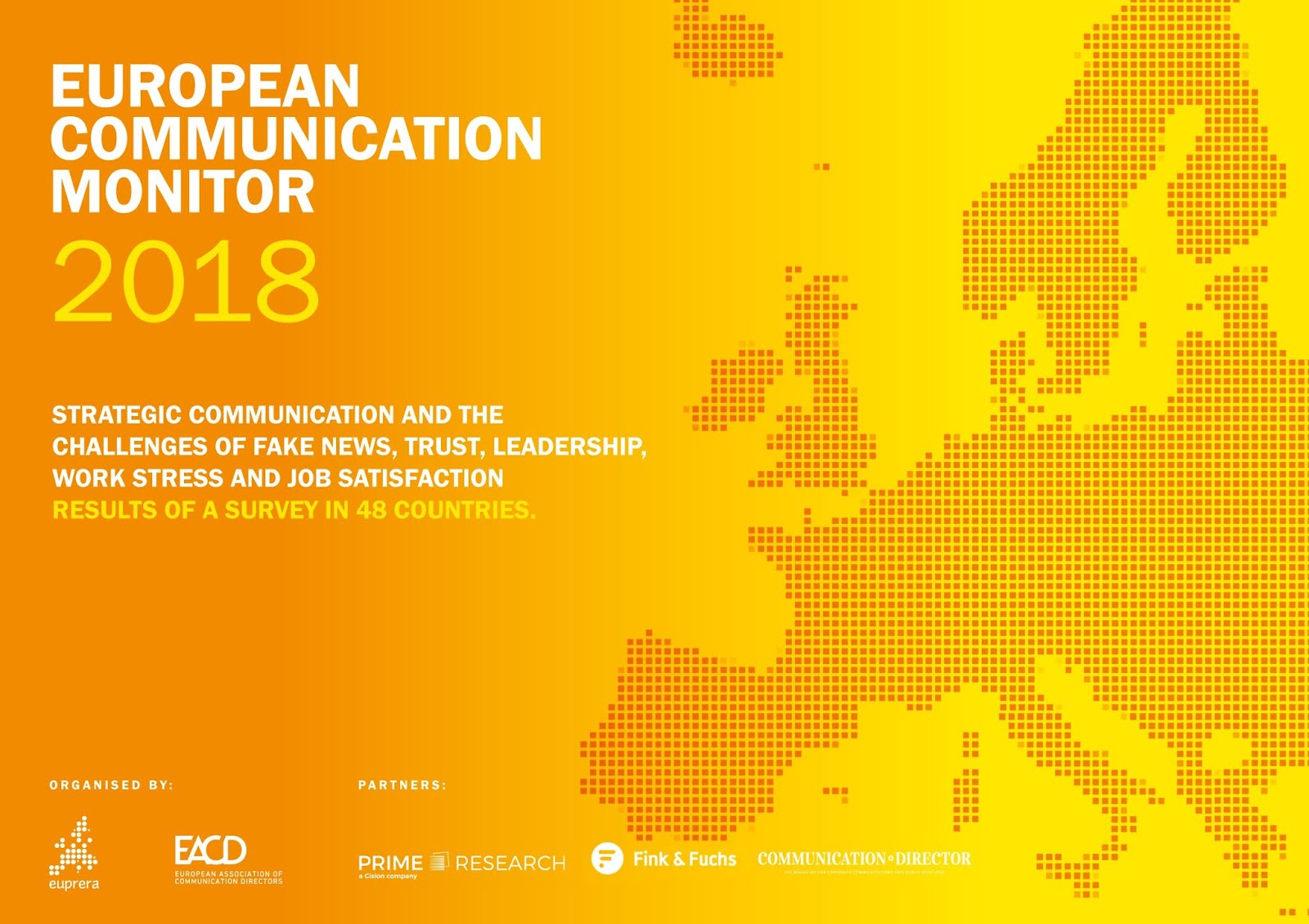 Comunicatori in Europa, ecco i risultati del sondaggio European Communication Monitor 2018