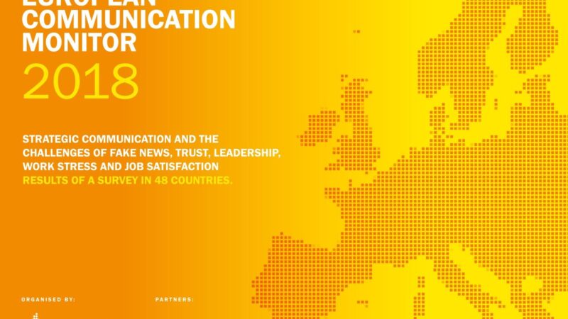 Comunicatori in Europa, ecco i risultati del sondaggio European Communication Monitor 2018