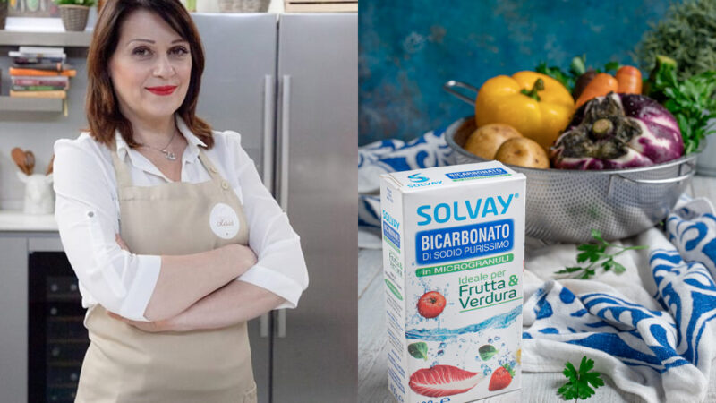 Le ricette con buccia di frutta e verdura di 5 Food influencer per Bicarbonato Solvay®