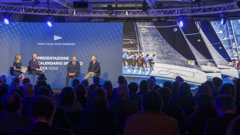 Nautical and lifestyle media for the Yacht Club Costa Smeralda, with the first Armani Regatta
